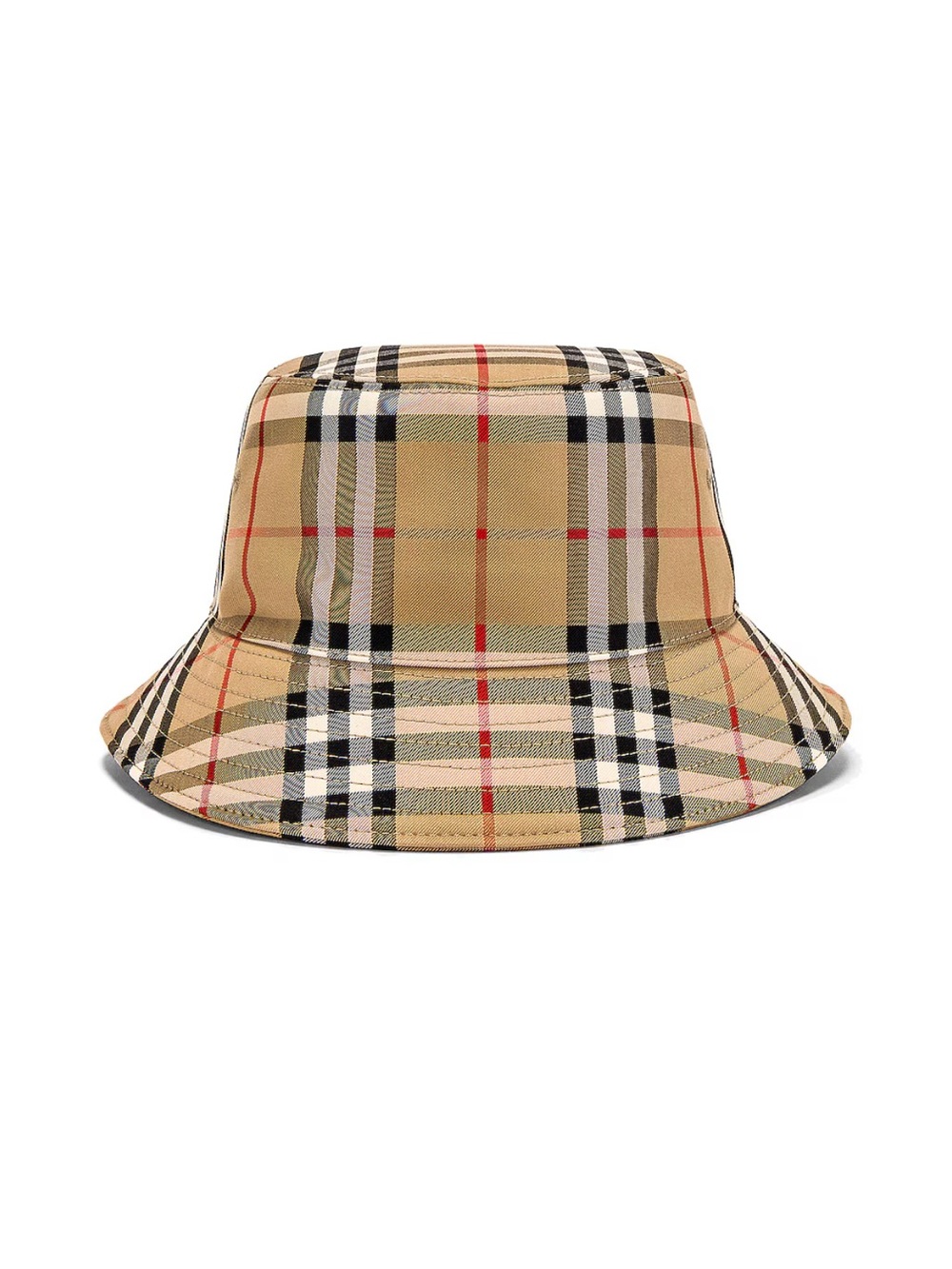BURBERRY Heavy Cotton Check Bucket Hat